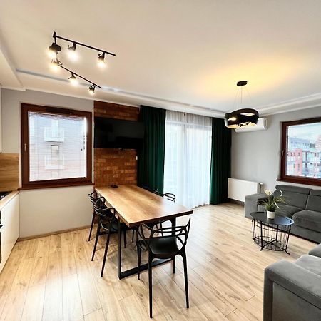 Stylish Apartment Oldtown Riverview Balcony Danzica Esterno foto