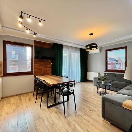 Stylish Apartment Oldtown Riverview Balcony Danzica Esterno foto