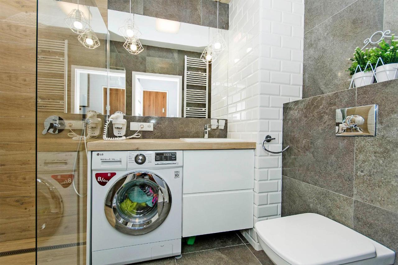 Stylish Apartment Oldtown Riverview Balcony Danzica Esterno foto