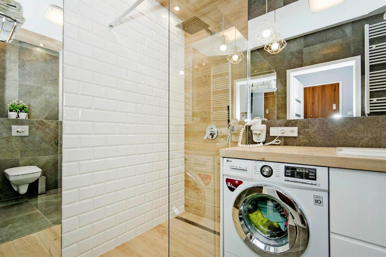 Stylish Apartment Oldtown Riverview Balcony Danzica Esterno foto