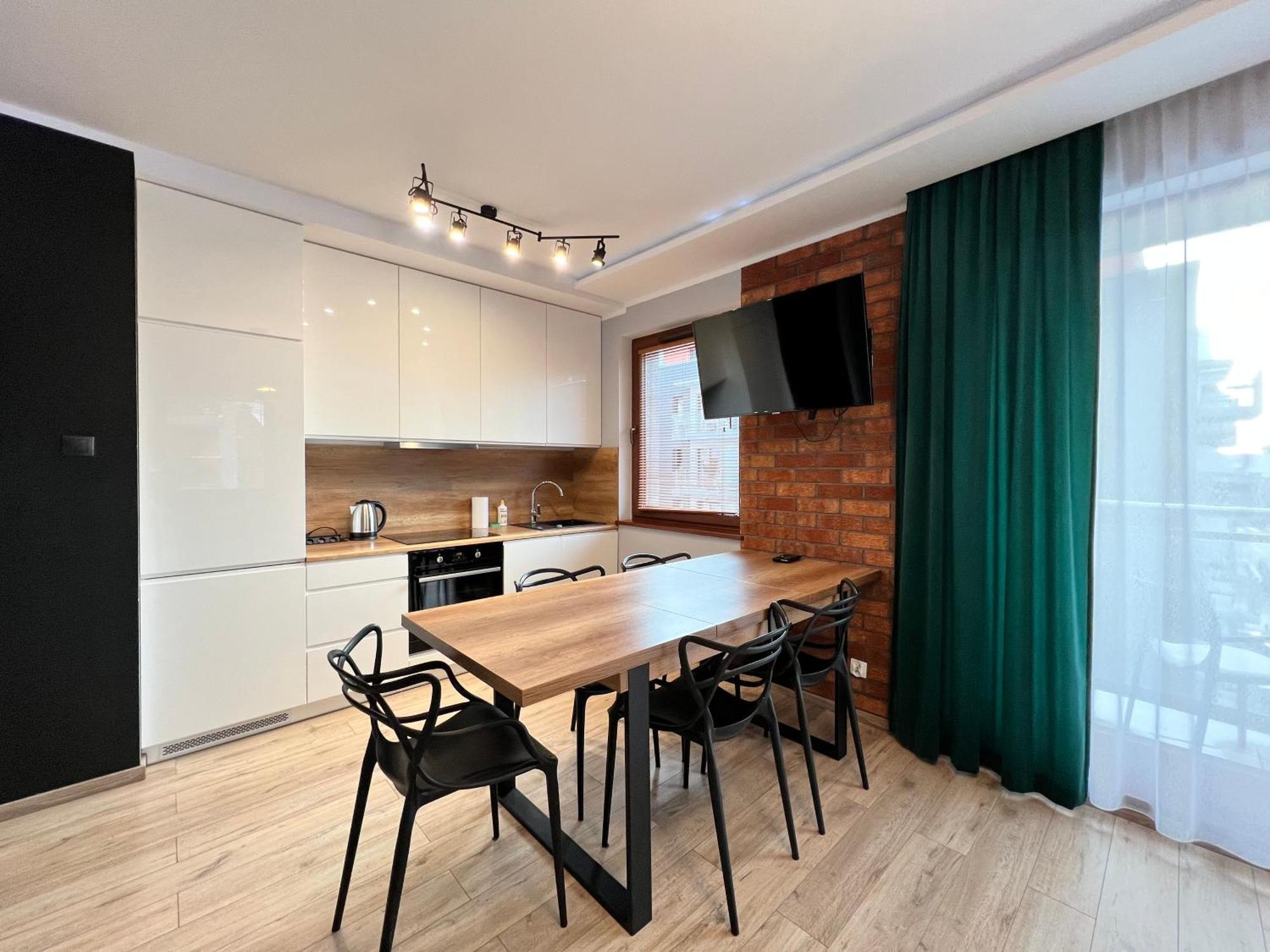 Stylish Apartment Oldtown Riverview Balcony Danzica Esterno foto